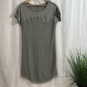 SUNDANCE Sage Green Tshirt dress
